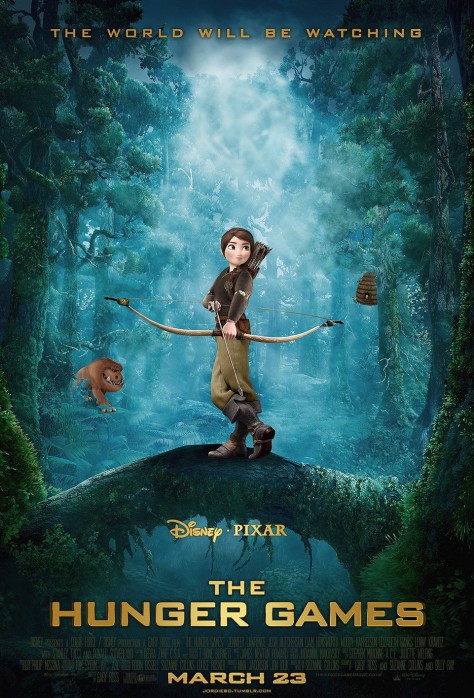 Amazing Disney Pixar verison of ‘The Hunger Games’ Poster